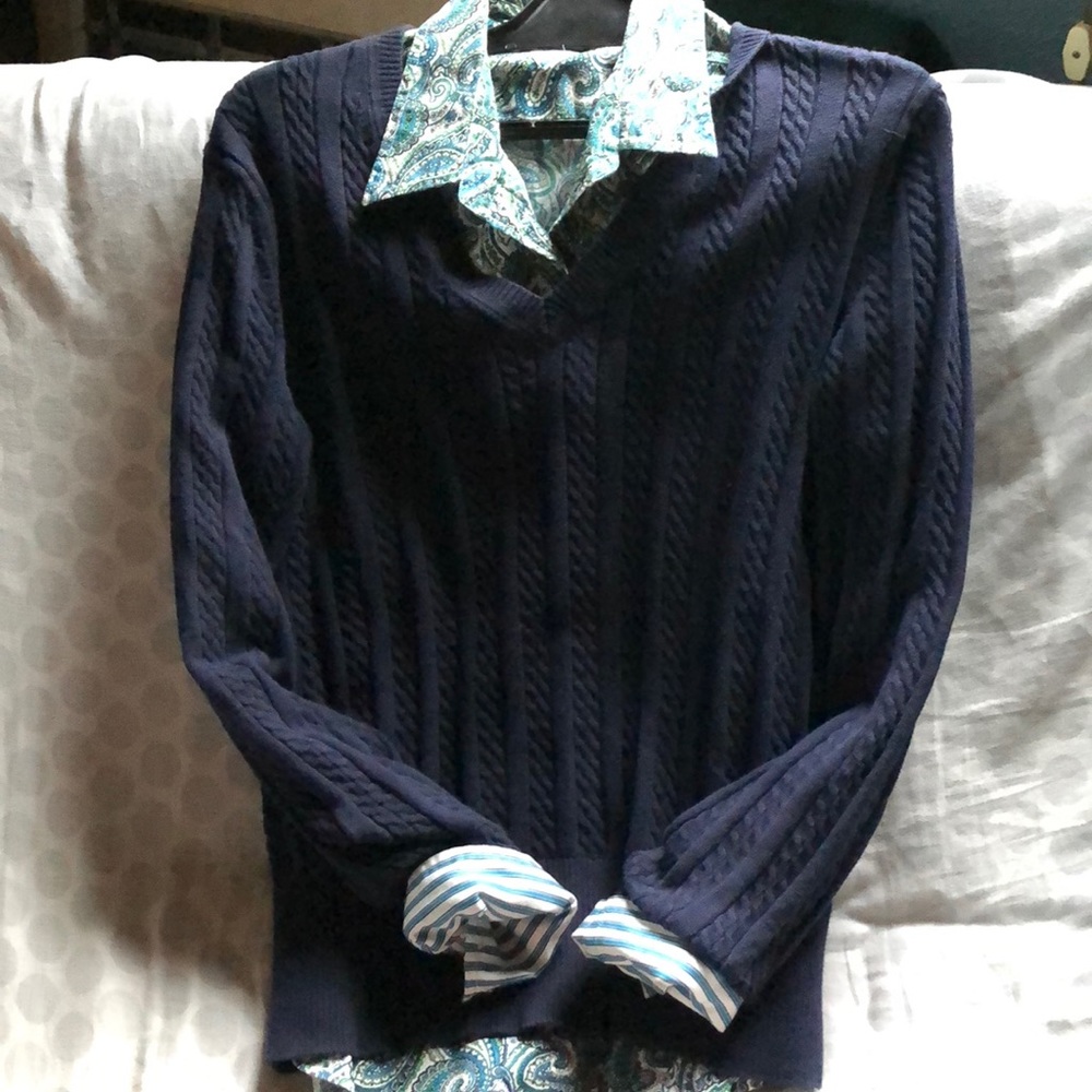 BUNDLE- shirt and sweater Tommy Hilfiger set